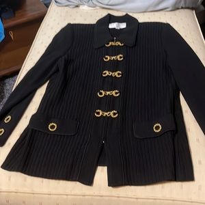 Elegant St. John by Marie Gray Dark Blue sweater. Size is a medium(8ish).